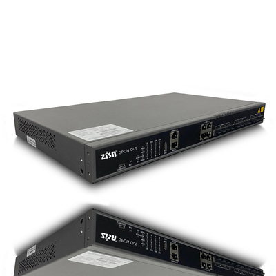 CE 10G SFP+ Olt Gpon 8 Bağlantı Noktalı Cihaz 4GE Uplink Kaset Optik Hat Terminali OP1608