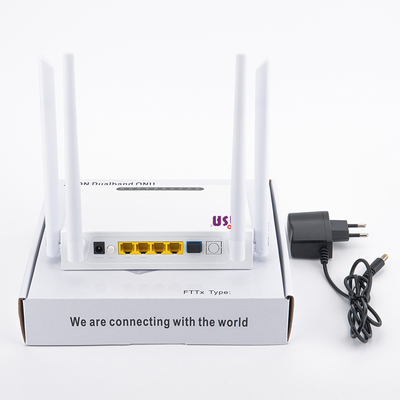 CE SC APC UPC X Pon Onu 4GE 802.11B / G / N / AC 1200M WIFI Yönlendirici